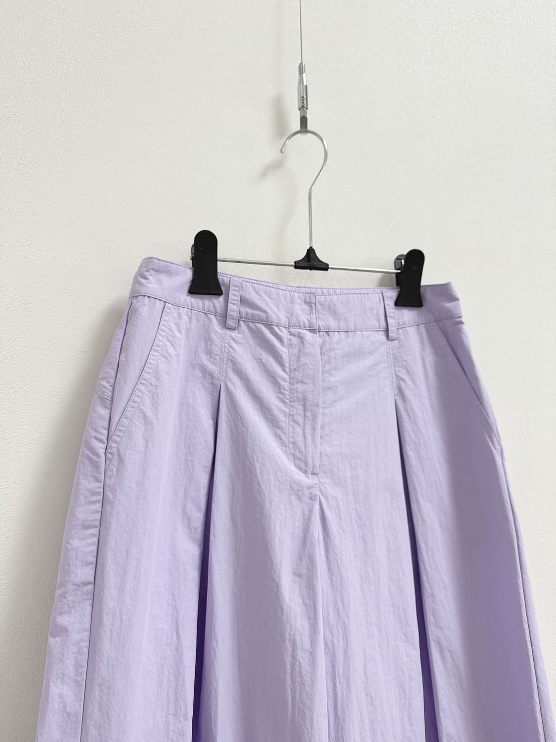 레이브 턱 와이드 팬츠 라벤더 상품이미지4