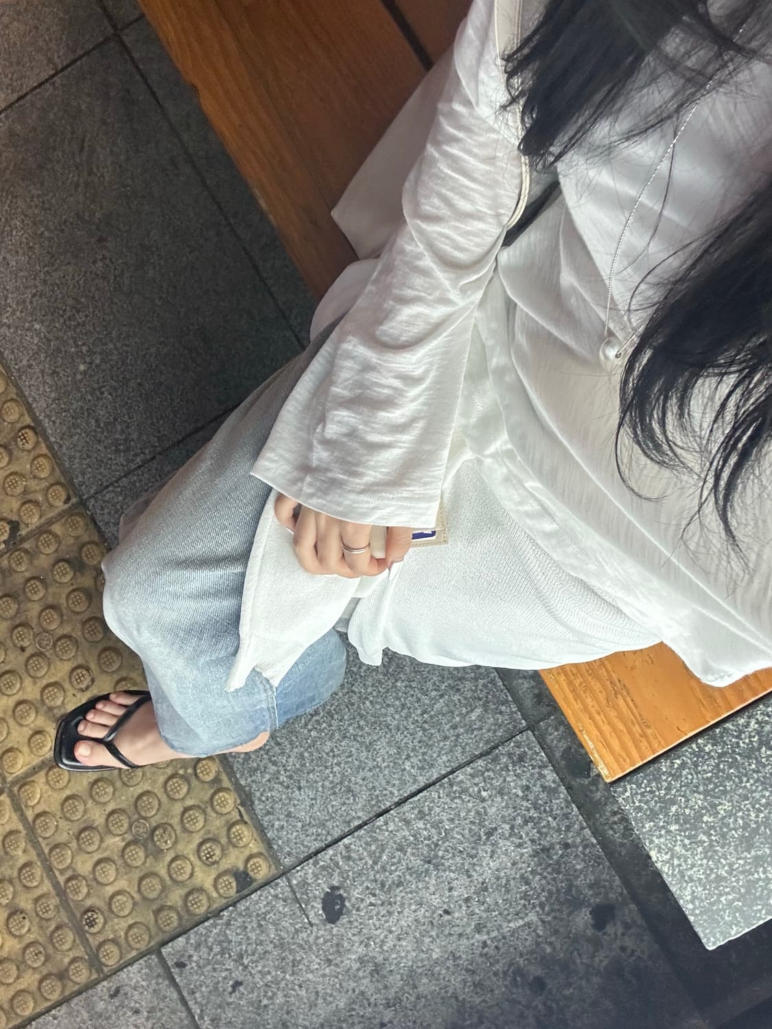 데누 Dew Orb Necklace 롱 펜던트 목걸이 상품이미지4
