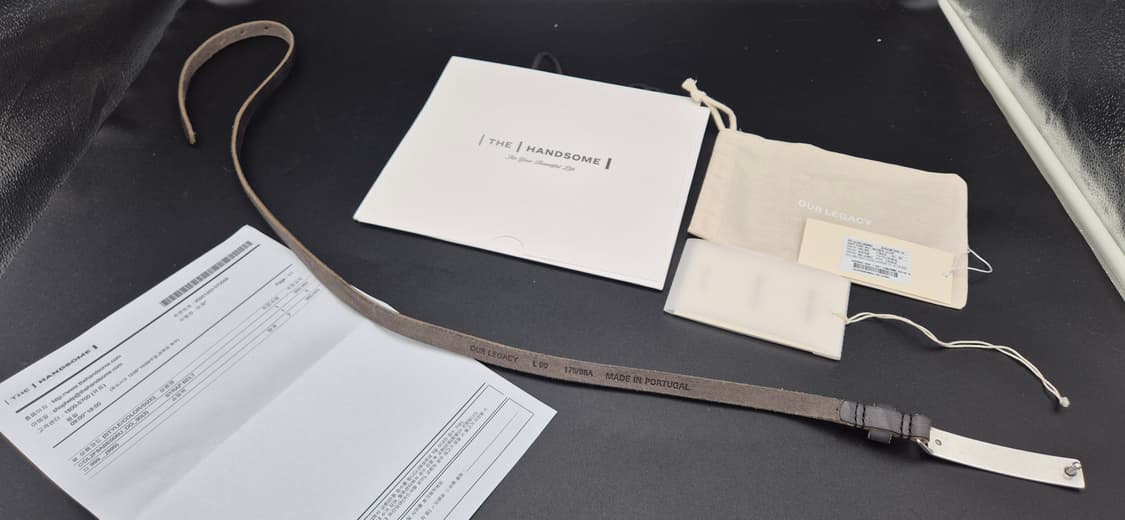 OUR LEGACY 소가죽 스트랩 벨트 strap belt 상품이미지7