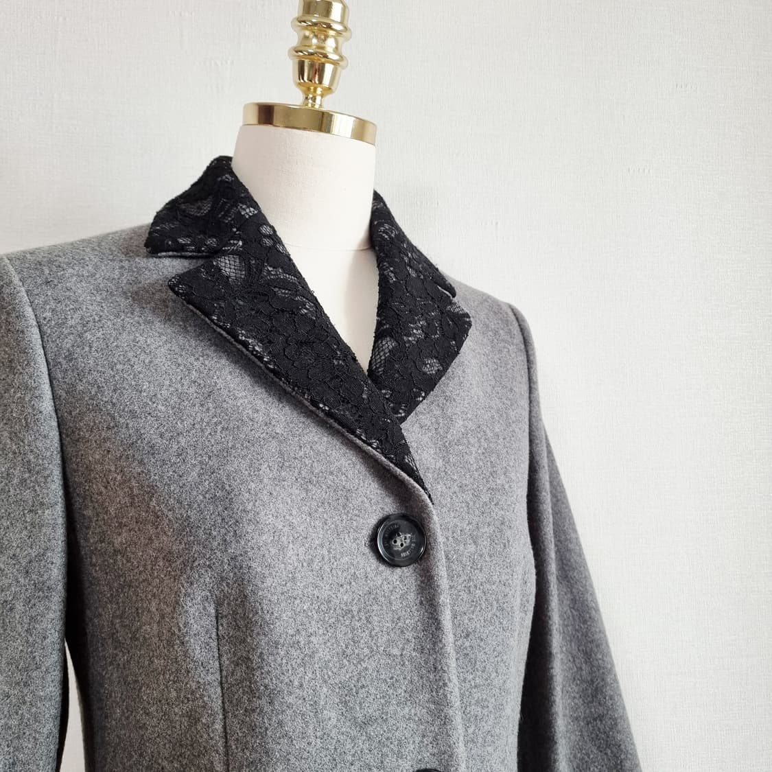 러브 모스키노 코트 울70% 캐시미어10% (55) 상태완벽/1회착 상품이미지5