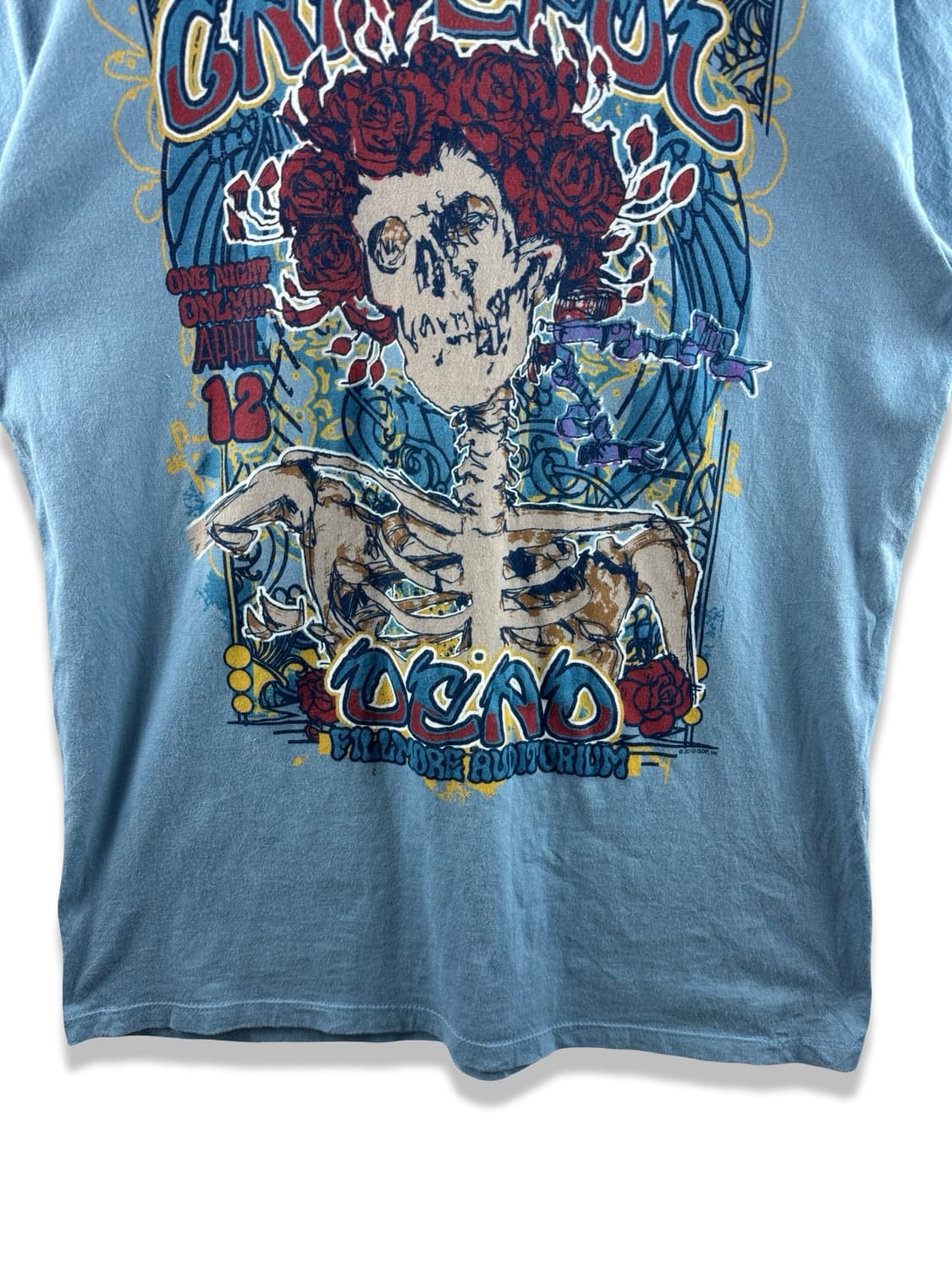 그레이트풀데드 스카이블루 그래픽 반팔티2961 상품이미지5