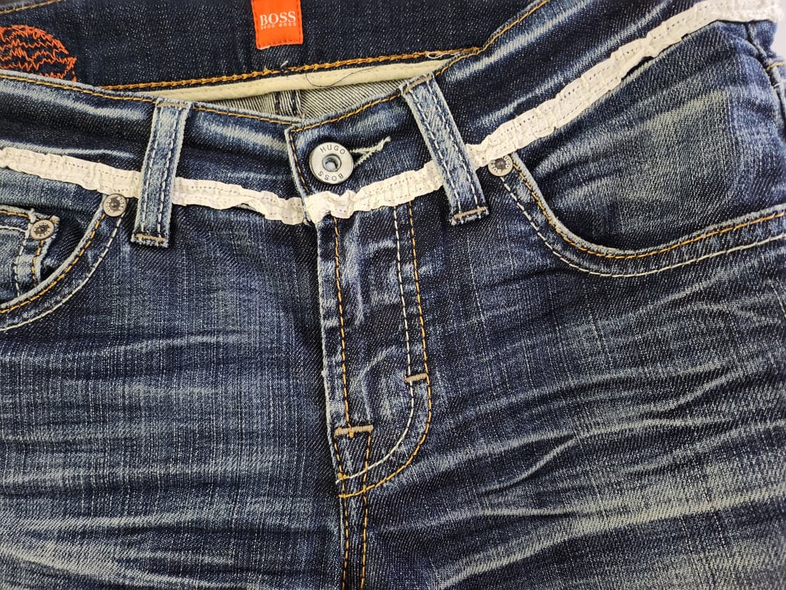 휴고보스 여성  데님 진청 부츠컷 상품이미지5