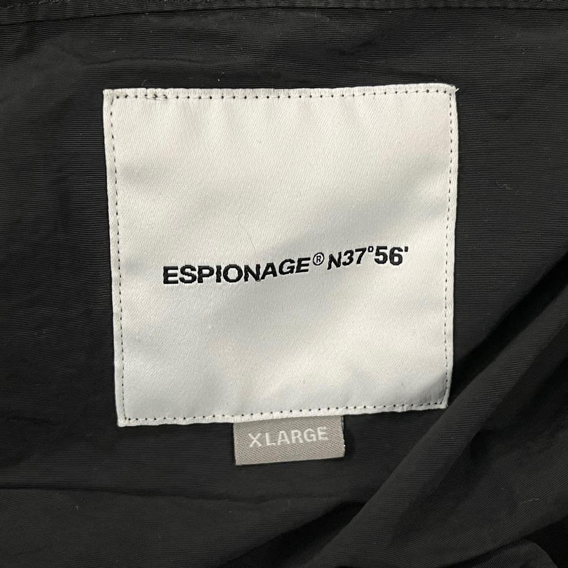 [정품/XL] 에스피오나지 블랙 후드 바람막이 자켓 b10 상품이미지8