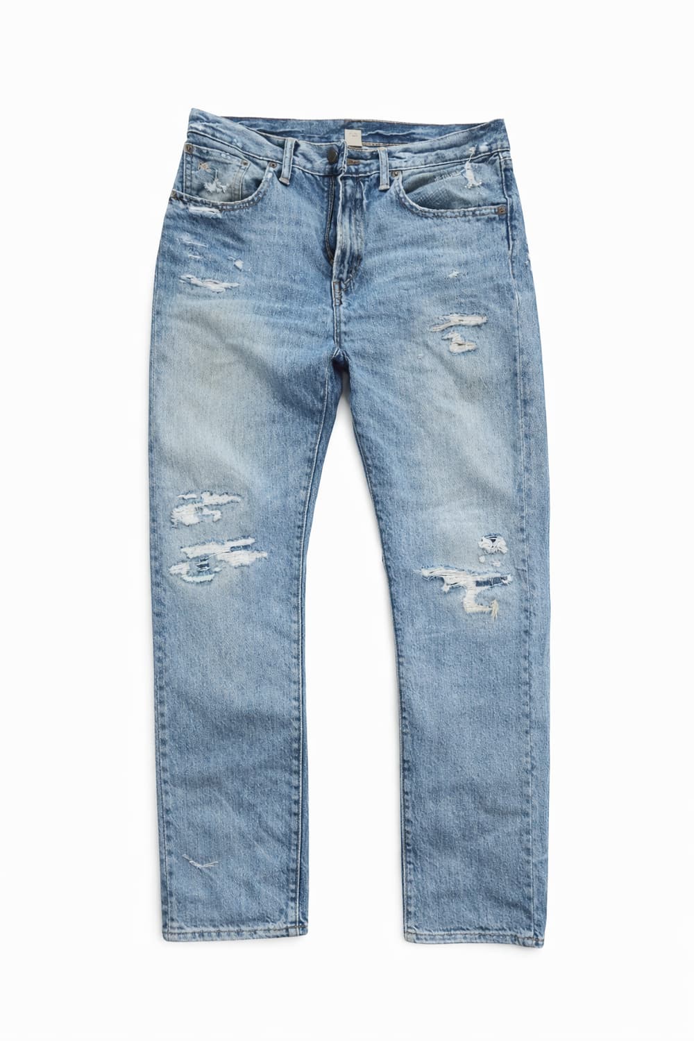 RRL 더블알엘 슬림핏 리페어 디스트로이드 데님 32x32 상품이미지1