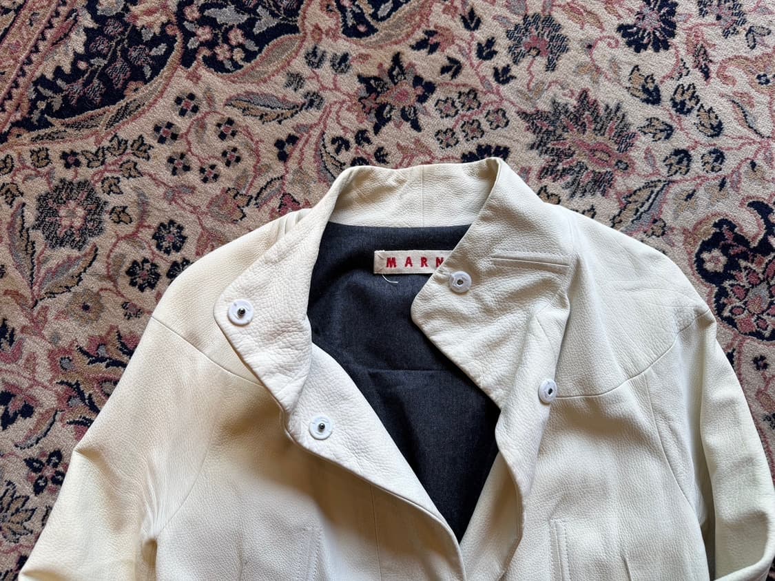 마르니 램스킨 레더 자켓 55 상품이미지2