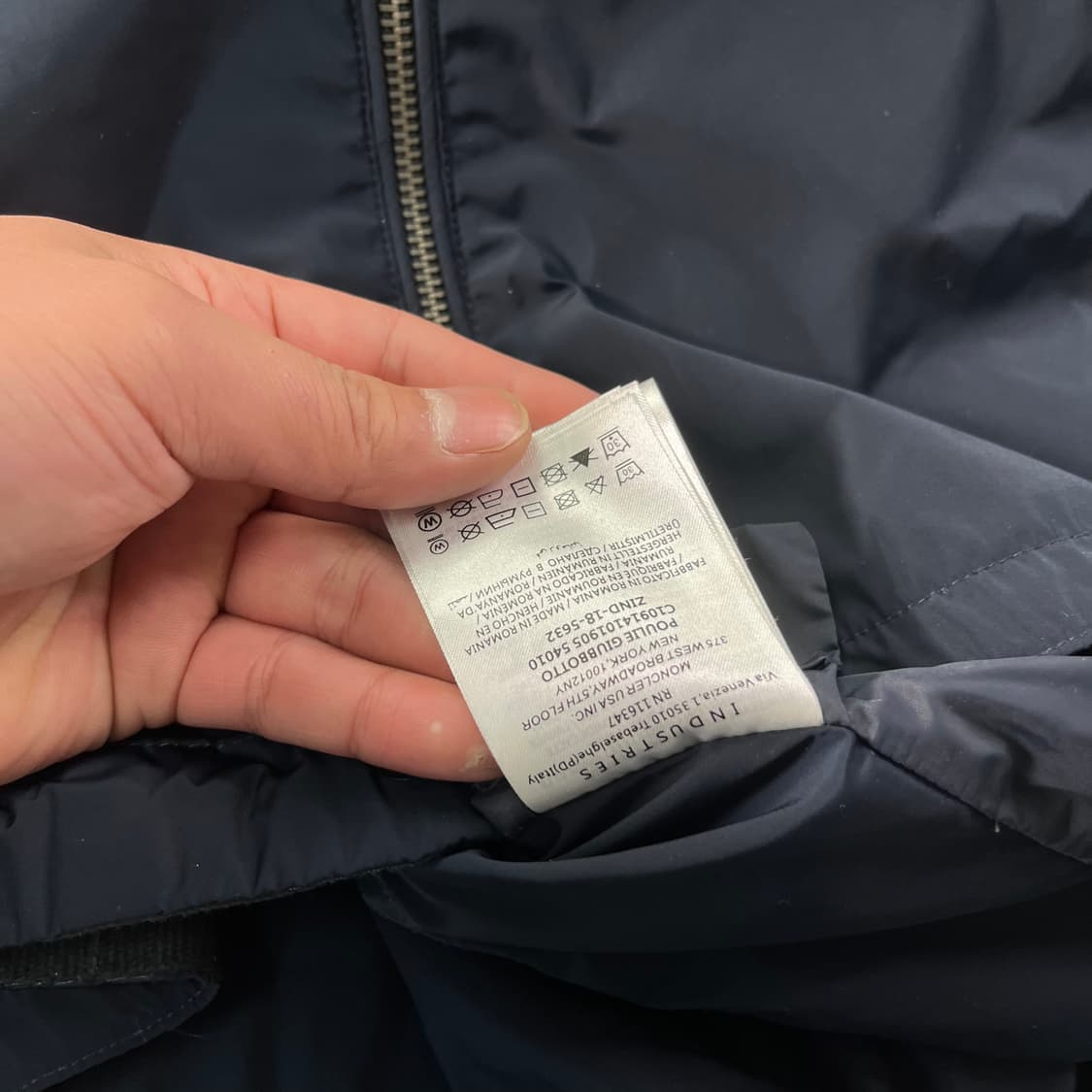 100 몽클레어 골덴 믹스 바람막이 자켓 상품이미지9