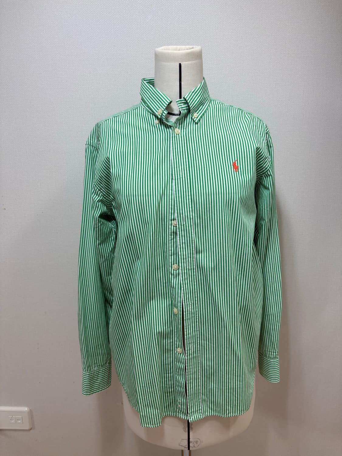 폴로 셔츠 polo ralph lauren 그린 스트라이프 셔츠 상품이미지1