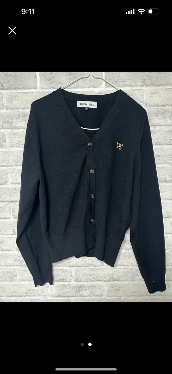 제너럴 가디건 검정 상품이미지2