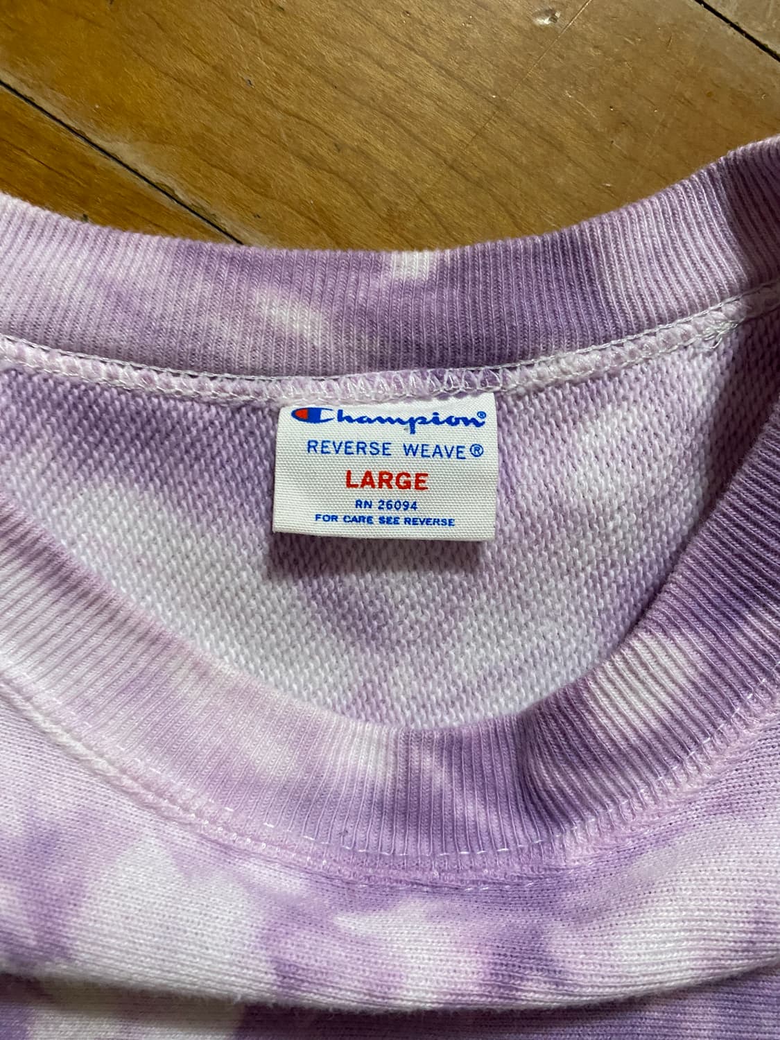 챔피온 리버스위브 타이다이 맨투맨 L (105) 상품이미지3