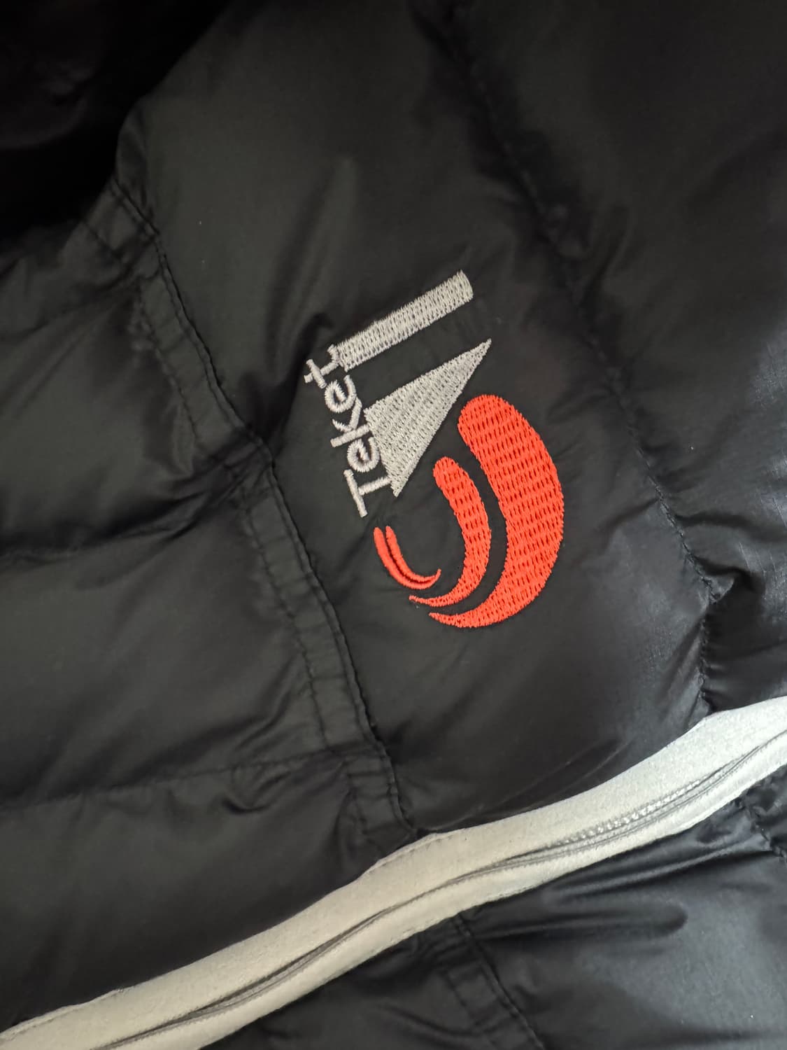 테켓 경량패딩 s사이즈 블랙 상품이미지3