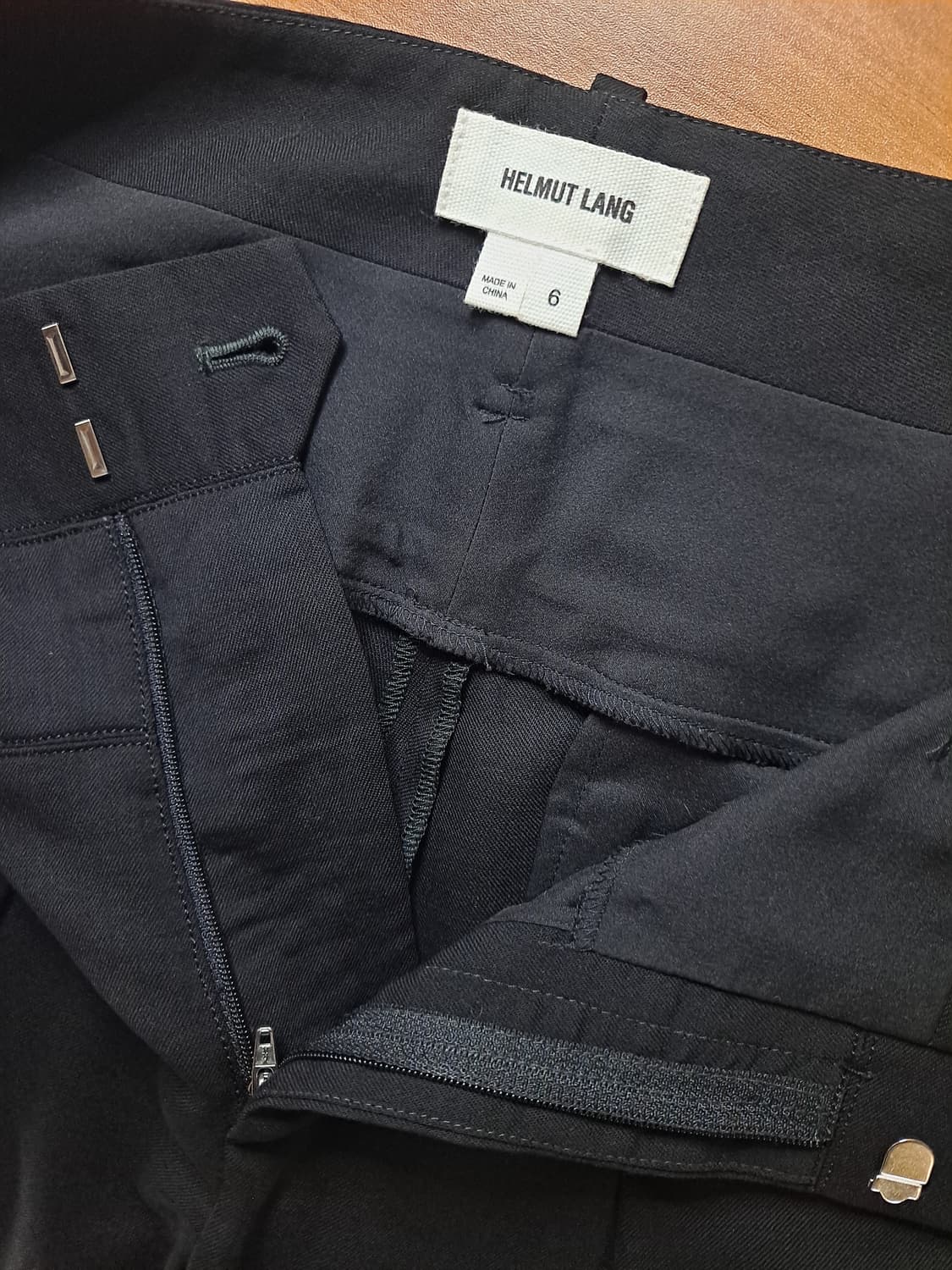 헬무트랭 HELMUT LANG - 세미 핀턱 베기핏 슬렉스 32 상품이미지7