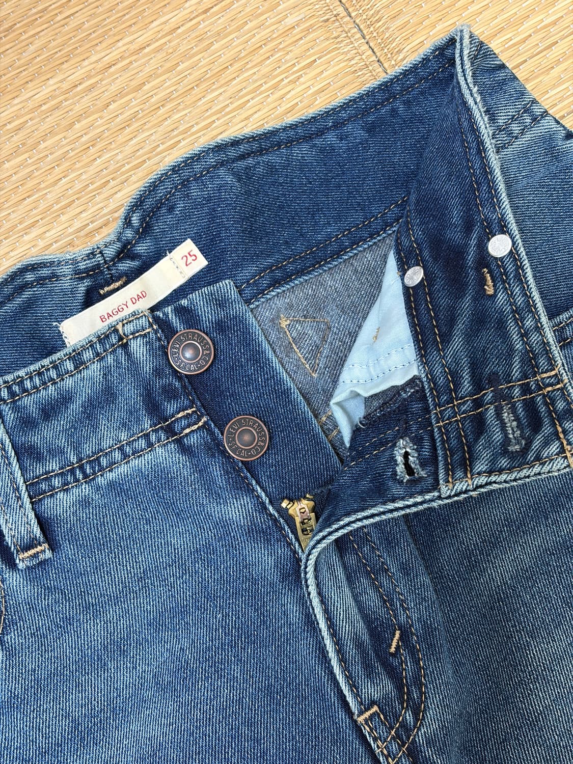 W 리바이스 배기 대드 진 25 상품이미지3