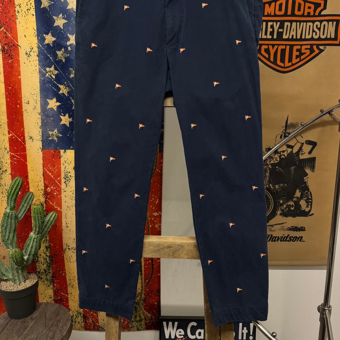 폴로 랄프로렌 신형 모델 페넌트 플래그 로고 클래식 치노 팬츠 N312 상품이미지5