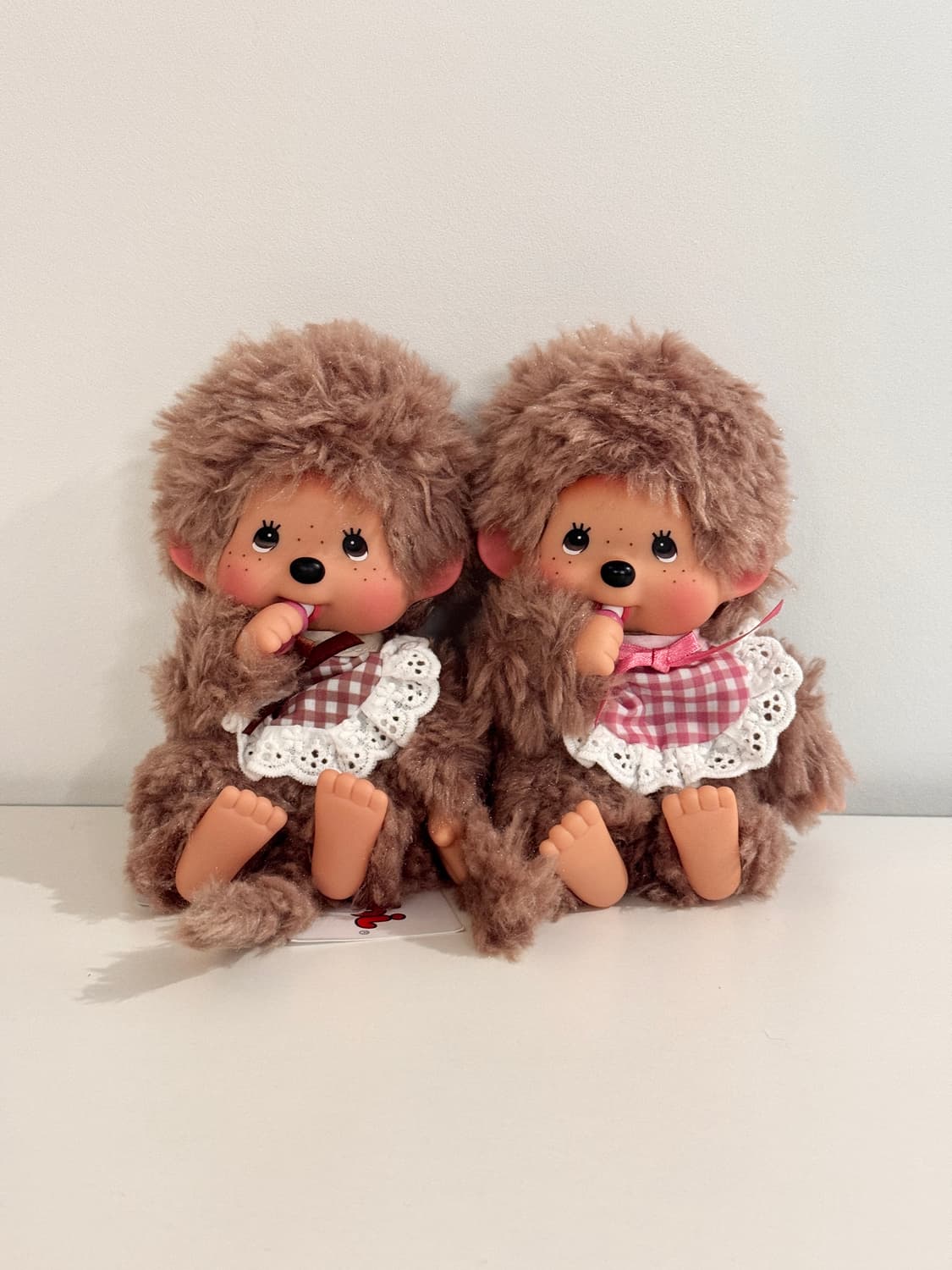 (새상품) 몬치치 모코모코 스위트 브라운 인형 (턱받이 브라운) 상품이미지2