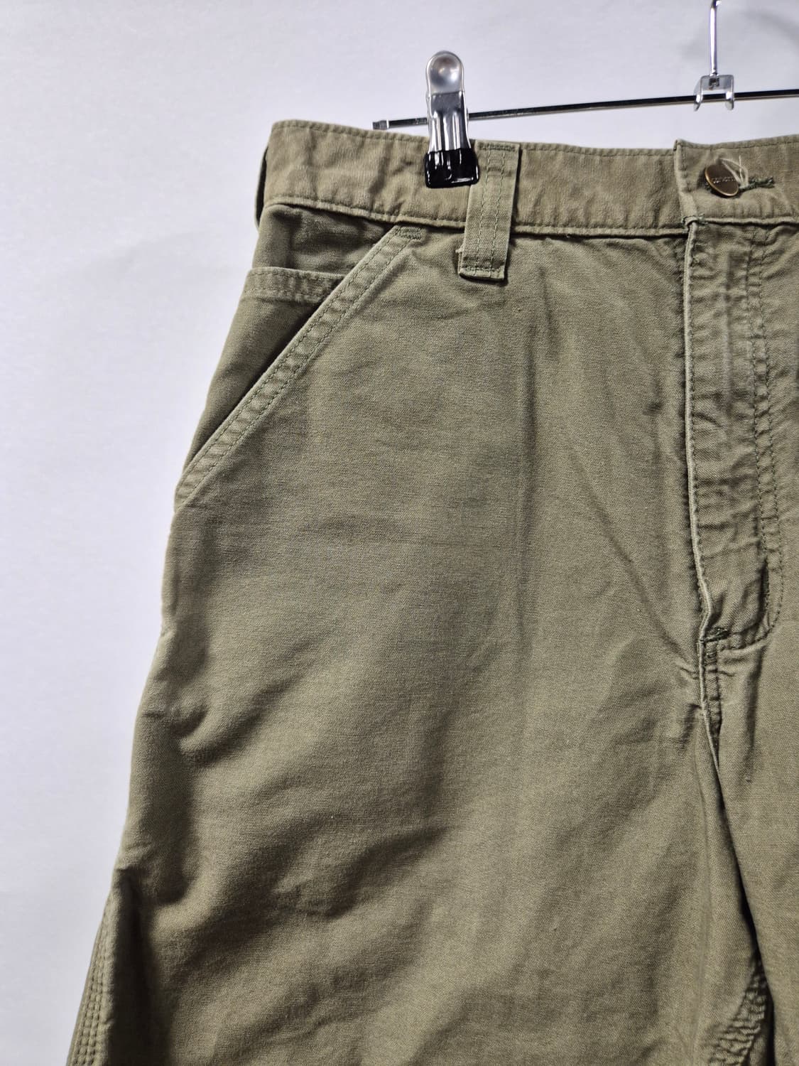 무배*칼하트 카펜터 반바지 32사이즈 올리브(상태A급) 상품이미지2