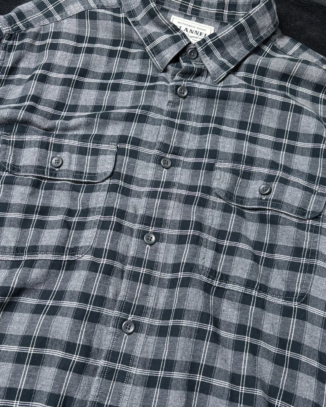일본빈티지 플란델 체크셔츠 상품이미지4