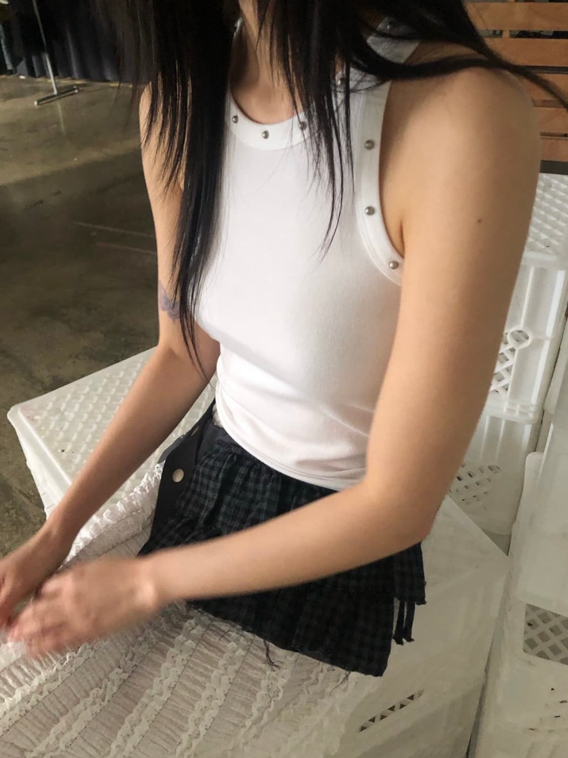 스터드 슬리브리스 상품이미지1