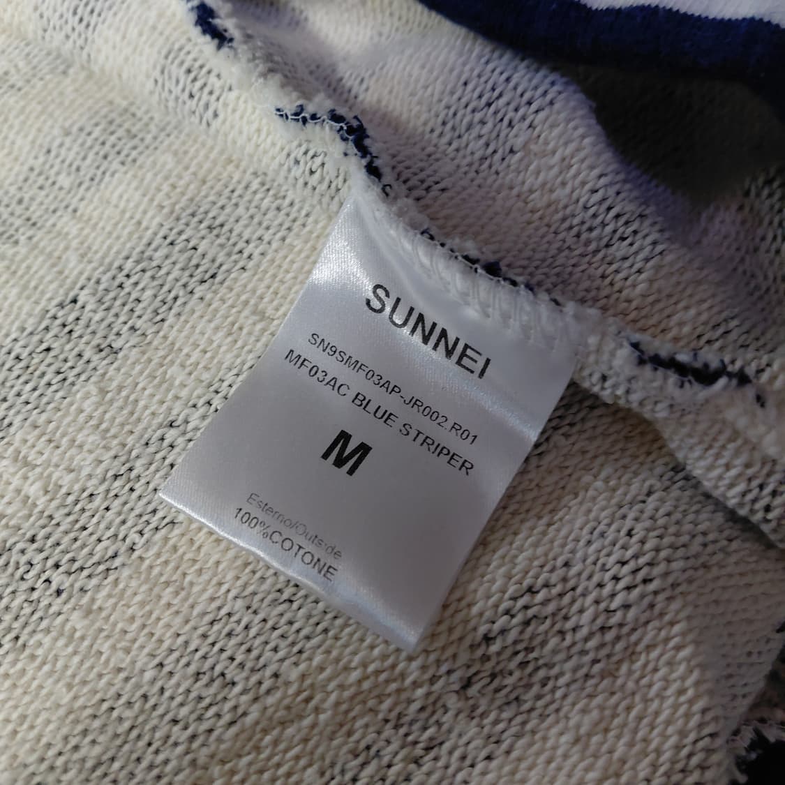 [M] Sunnei Blue stripe hoodie 상품이미지8