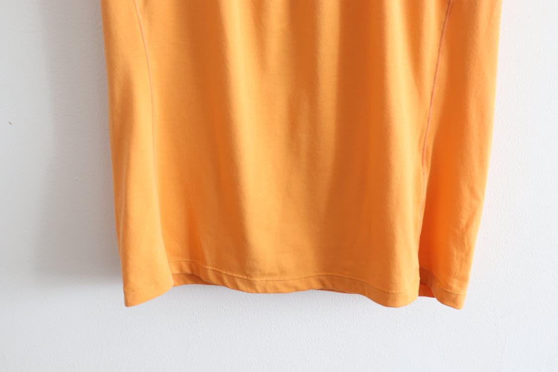 Uniqlo jpn orange shirring top 상품이미지3