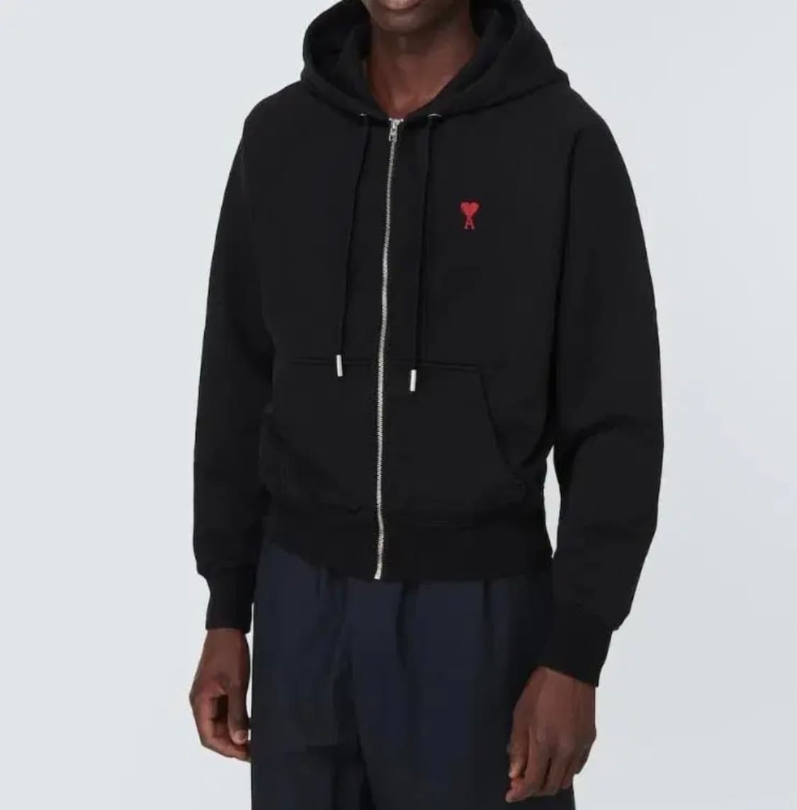 🔥[새상품/QR정품]🔥 아미 스몰로고 후드집업남녀공용 상품이미지3