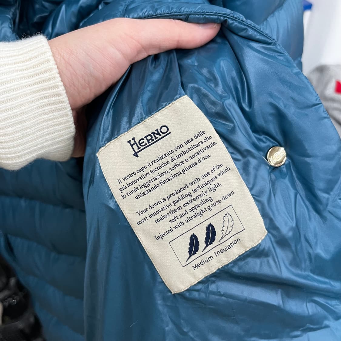 에르노 우먼 구스다운 패딩점퍼 38 상품이미지3