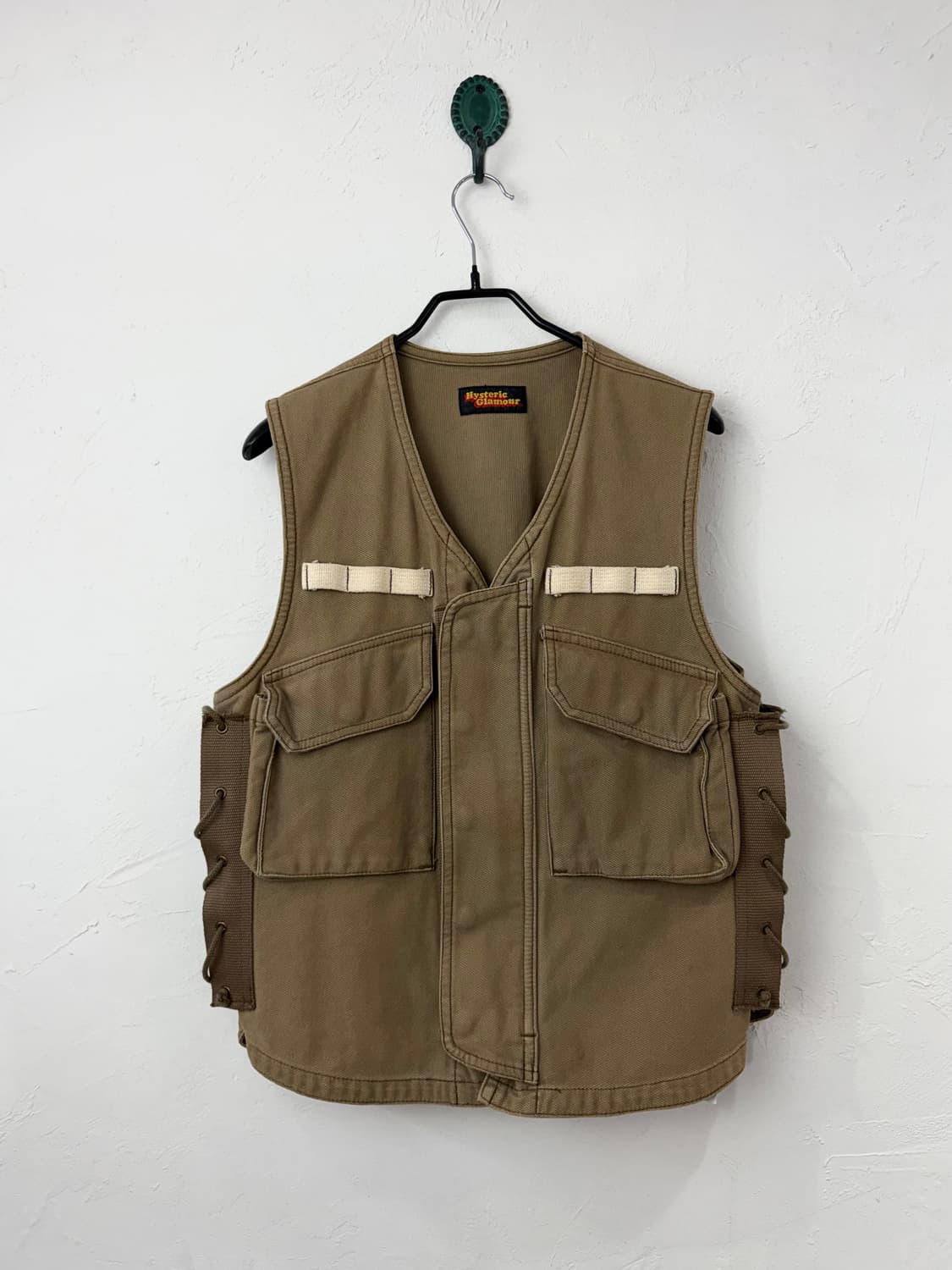 90s 히스테릭 글래머 ‘KINKY JEANS' M69 플락 베스트 상품이미지2