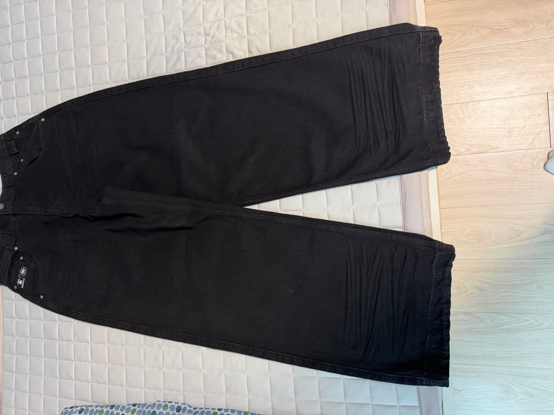 OPUS 0012 리퀴드 데님팬츠 블랙 m 상품이미지3