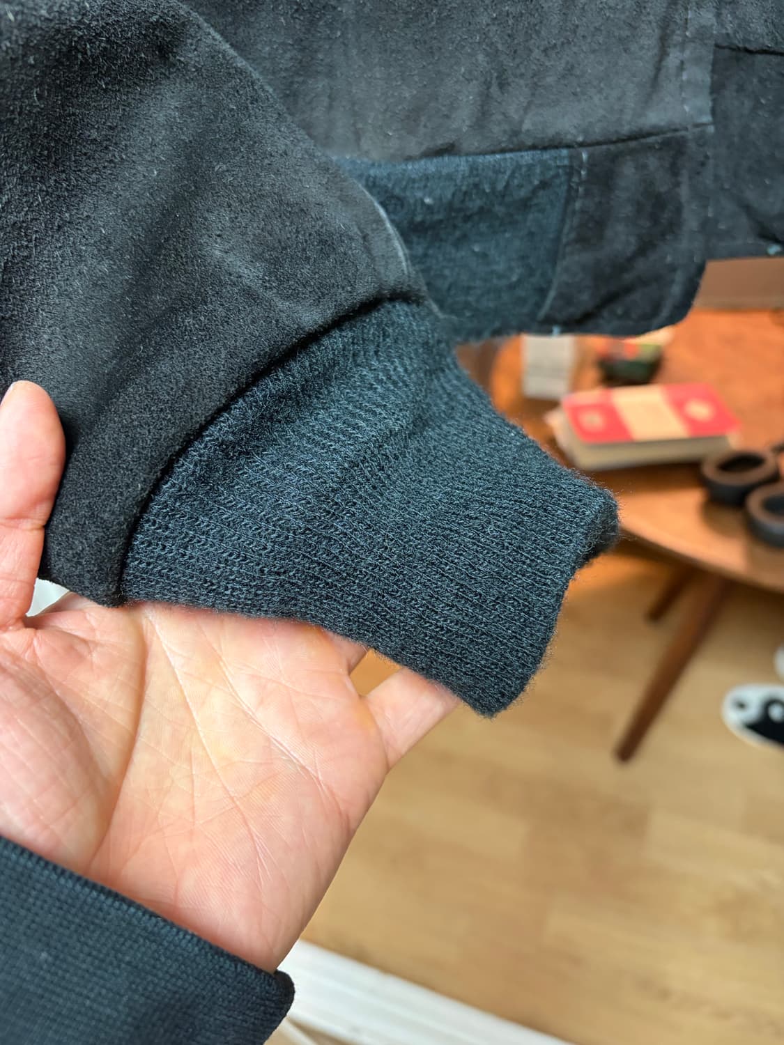 Schott 블랙 봄버 자켓 38사이즈 상태 A급 상품이미지3