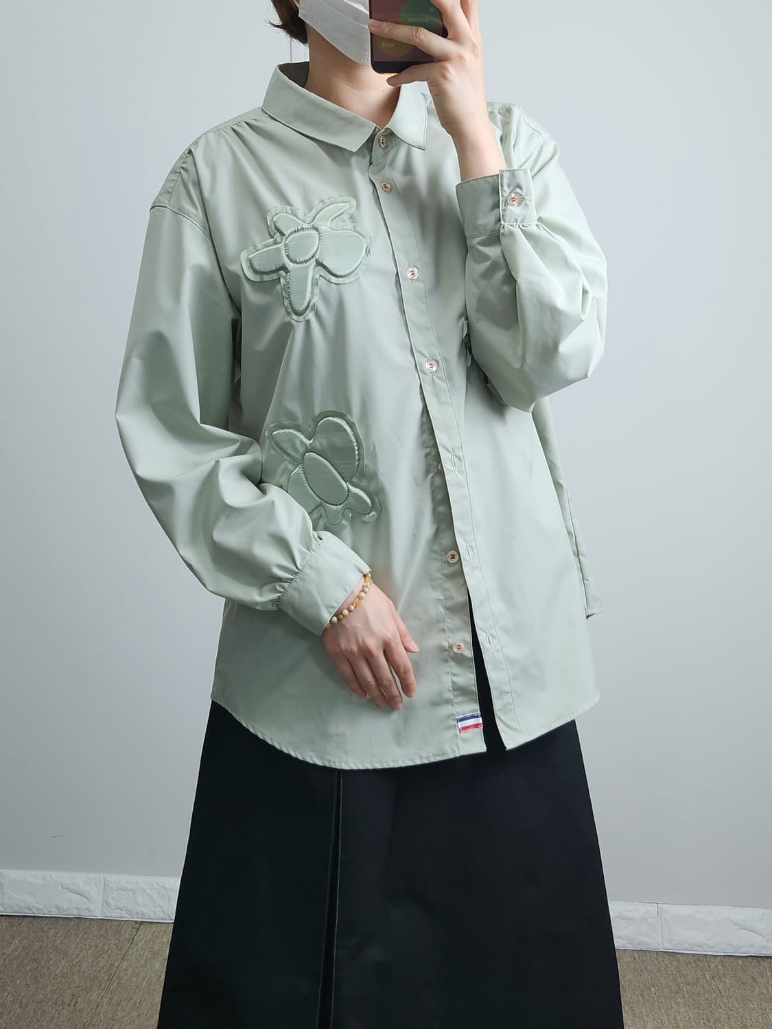PERSON'S  엠보싱 블라우스 상품이미지2