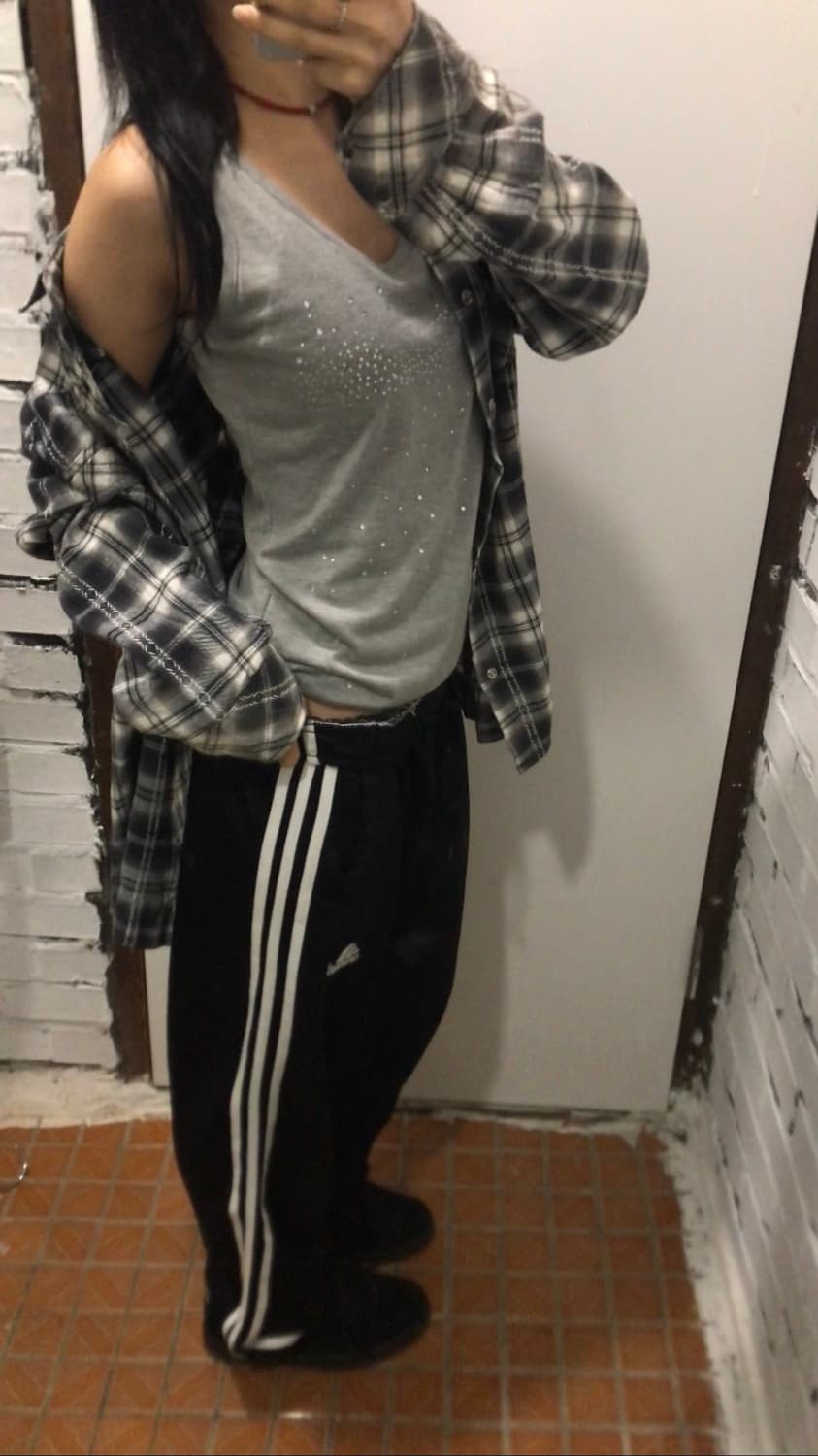 블랙 체크셔츠 상품이미지2