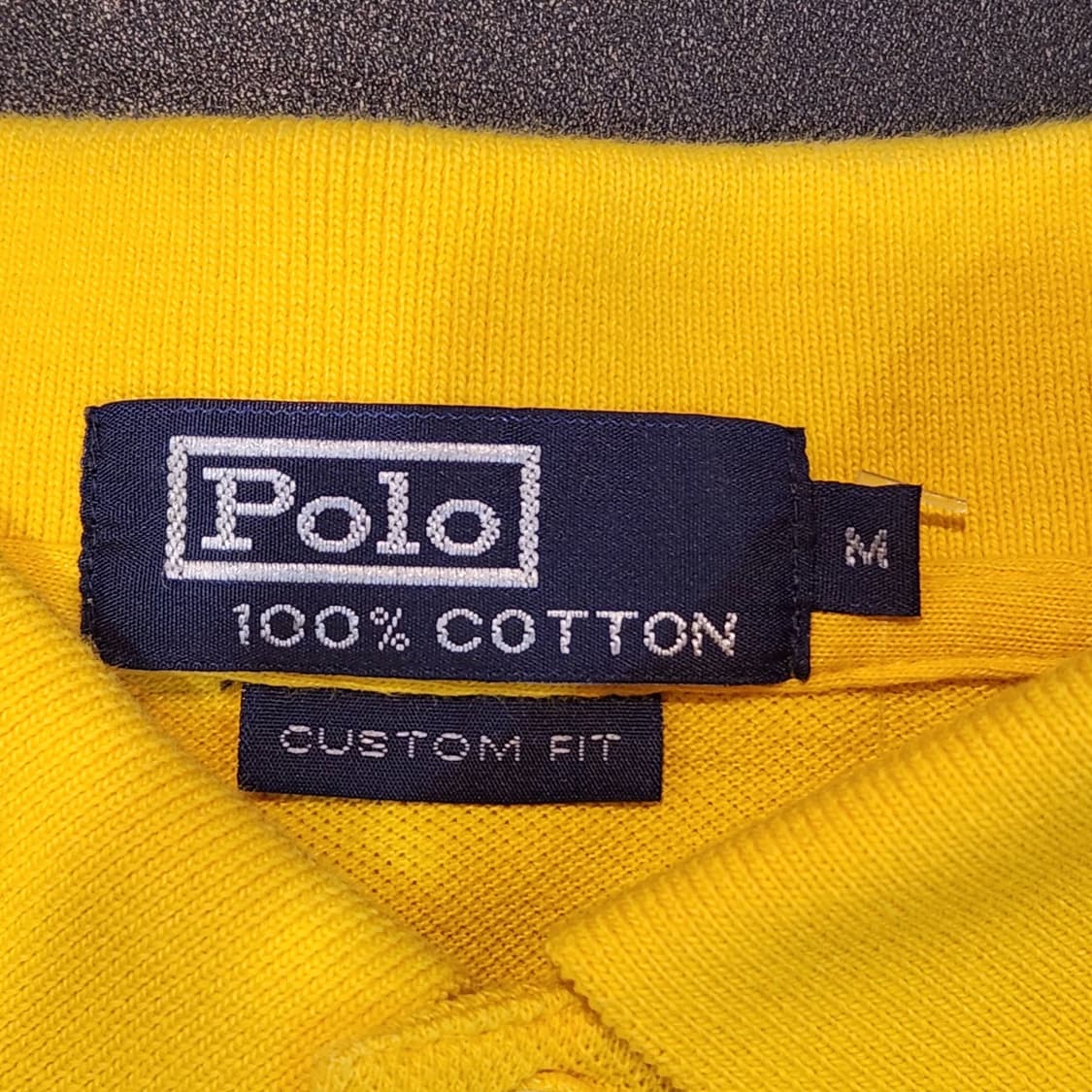 폴로 랄프로렌 반팔 카라티 노란색 (M) 상품이미지2