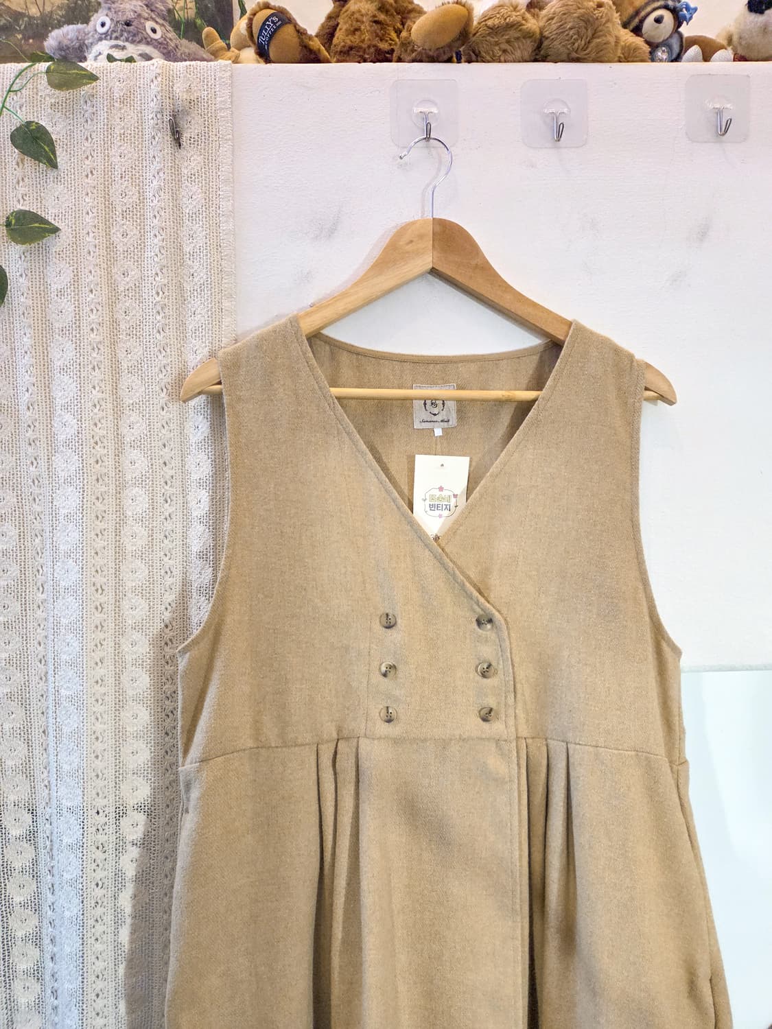 sm2 더블버튼 민소매 원피스 상품이미지2