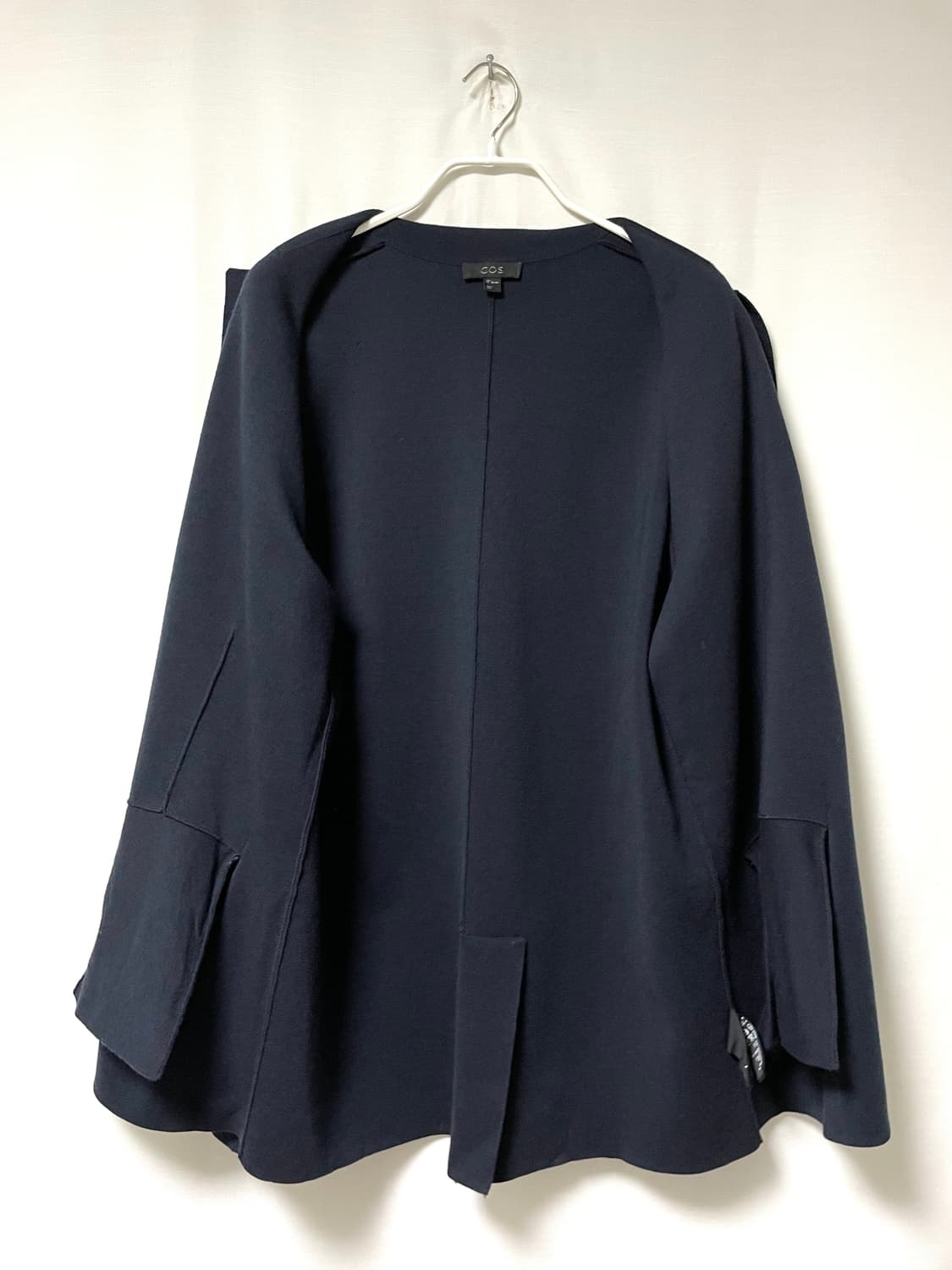 COS 코스 남성 울혼방 니트 블레이저 자켓 L _ 다크네이비 상품이미지9