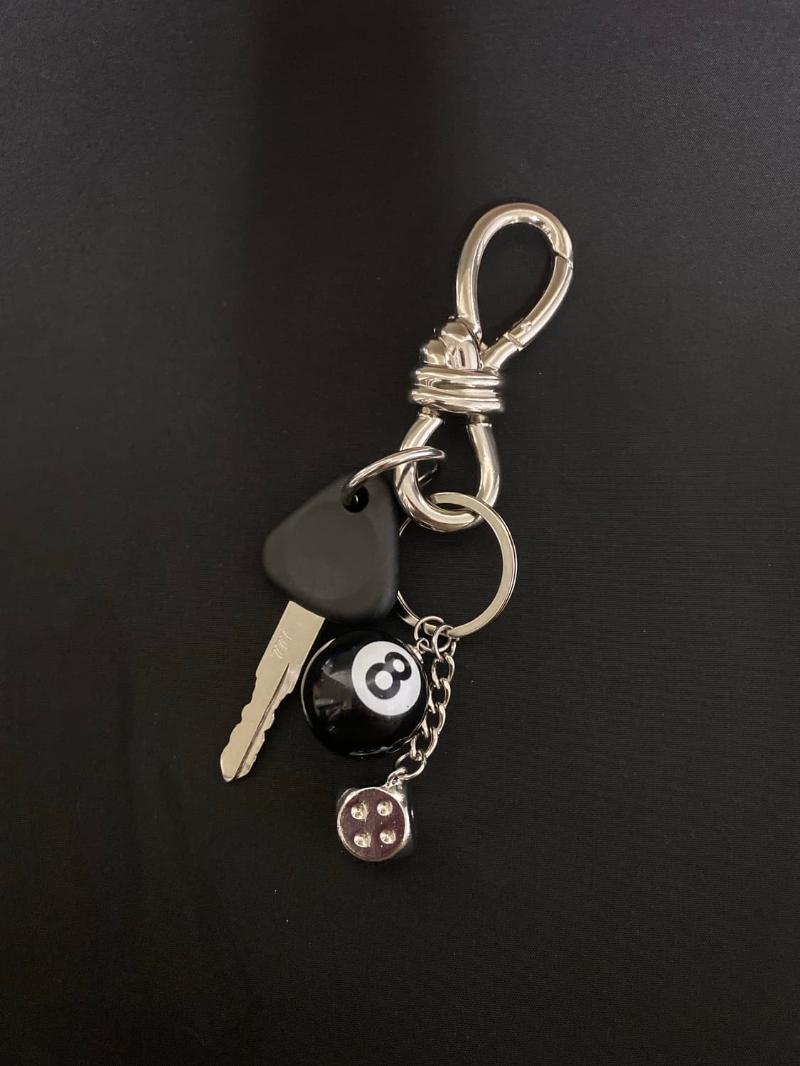 트위스트 매듭 카라비너 키링 상품이미지1