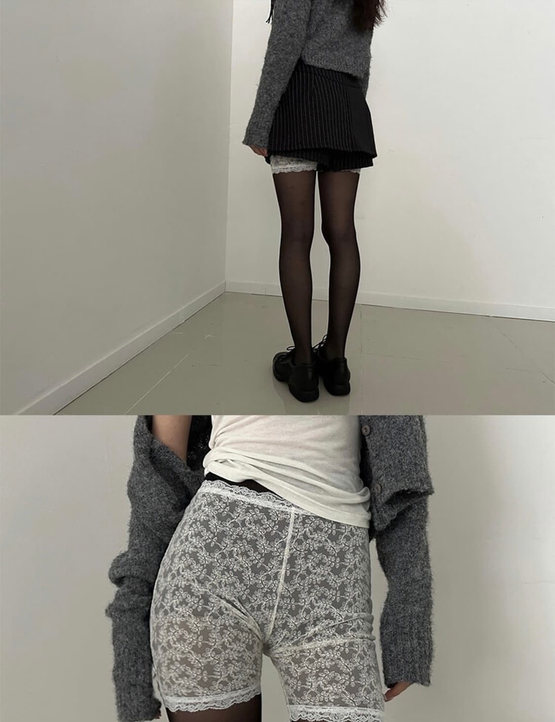 Lace Pants (White) 상품이미지7