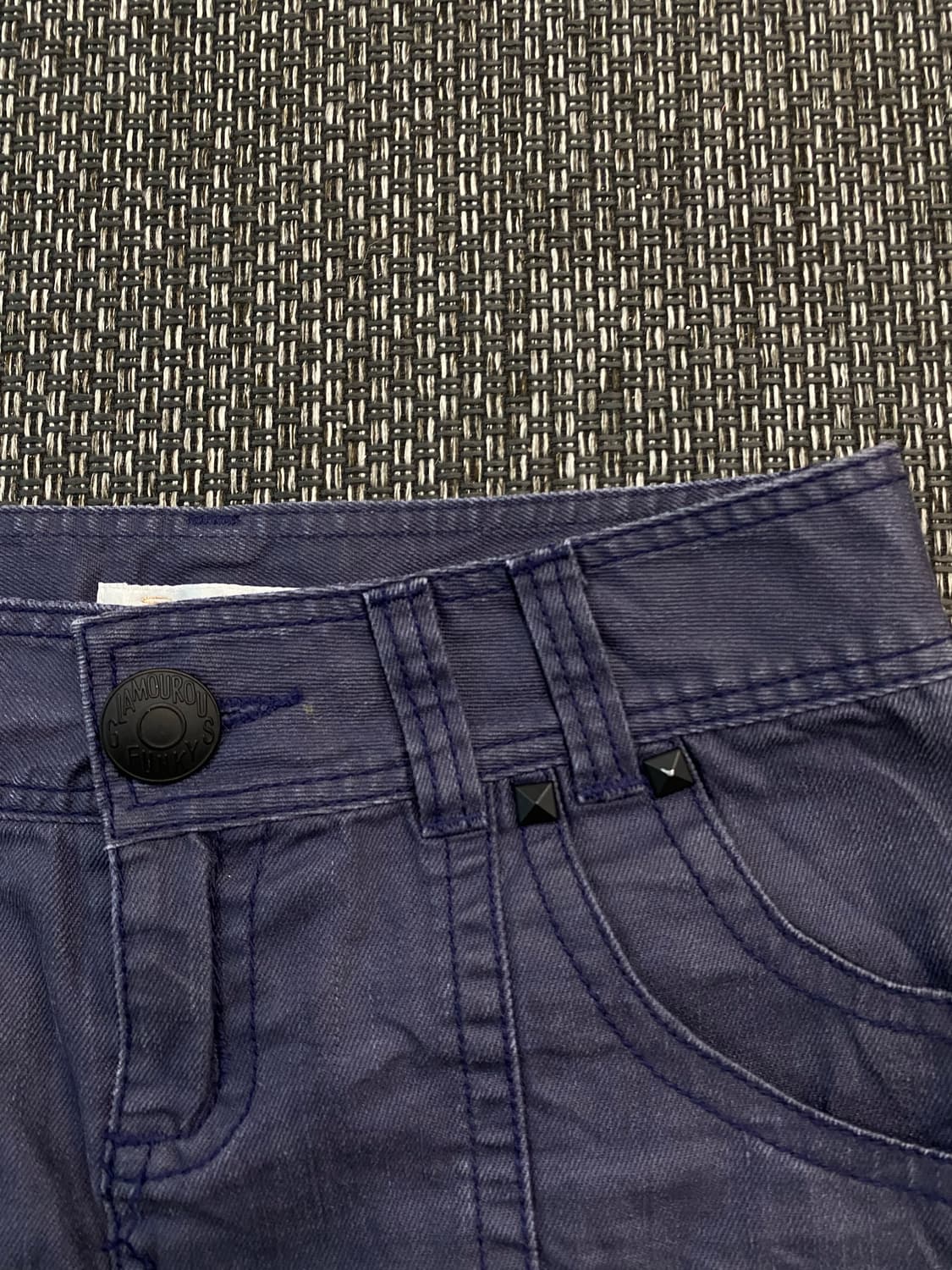 00‘s Purple Stud Short Skirts 상품이미지3