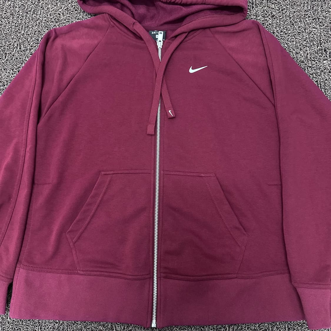 NIKE 나이키 버건디 여성 후드집업 S 상품이미지2
