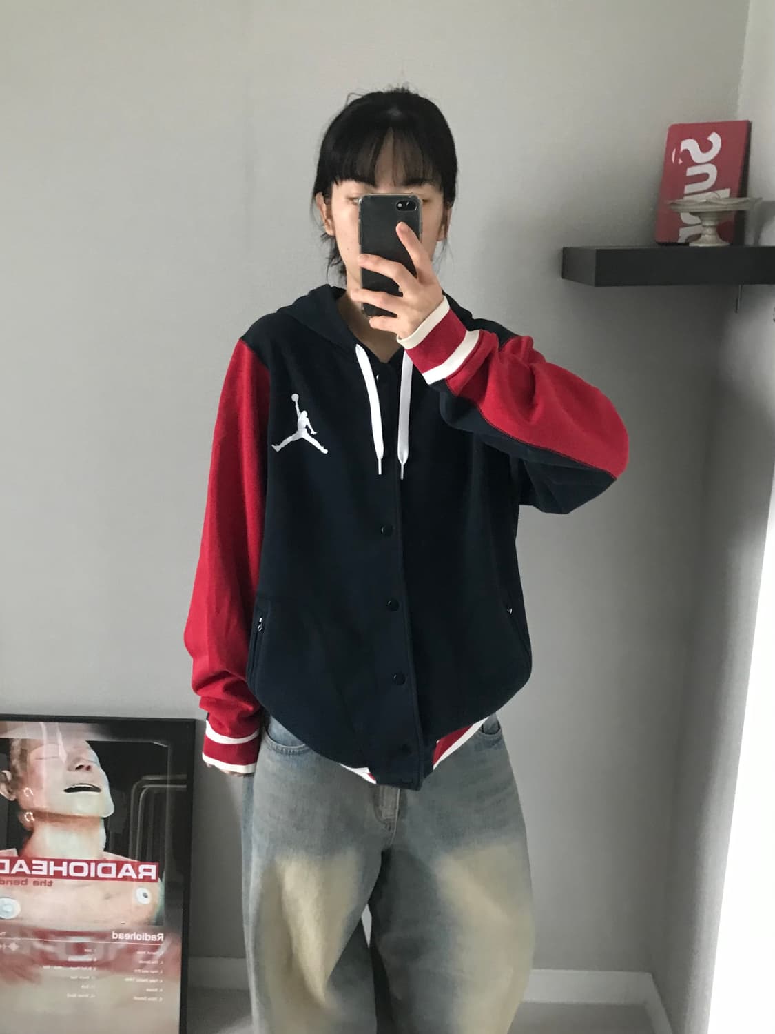 나이키 에어조던 바시티 나그랑 후드 자켓 상품이미지3