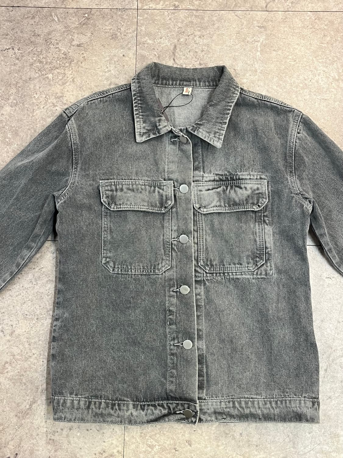 빈티지 데님 자켓 그레이 #csz2730 상품이미지3