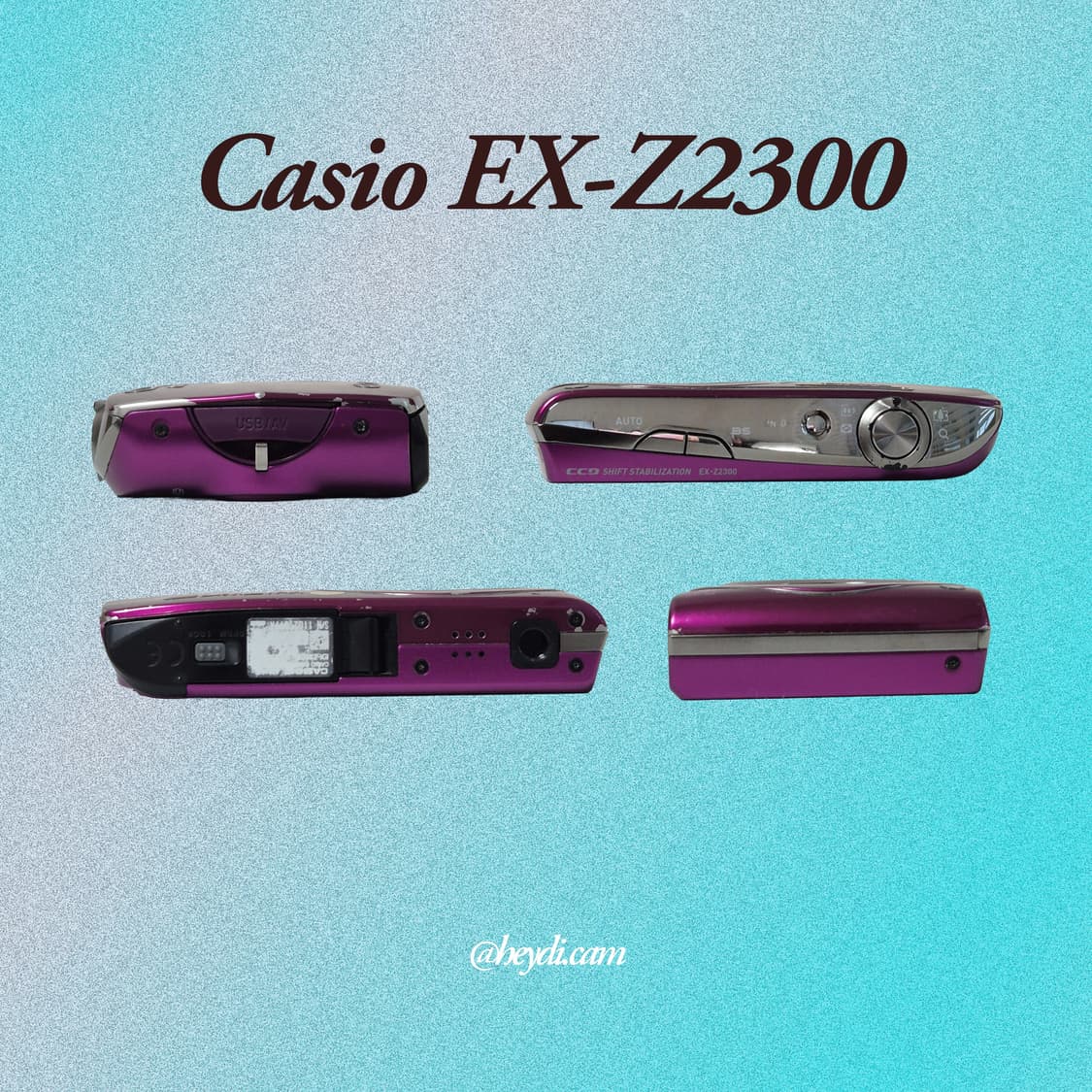 (로제, 모카, 아일릿) 카시오 엑슬림 z2300 로즈핑크 상품이미지3