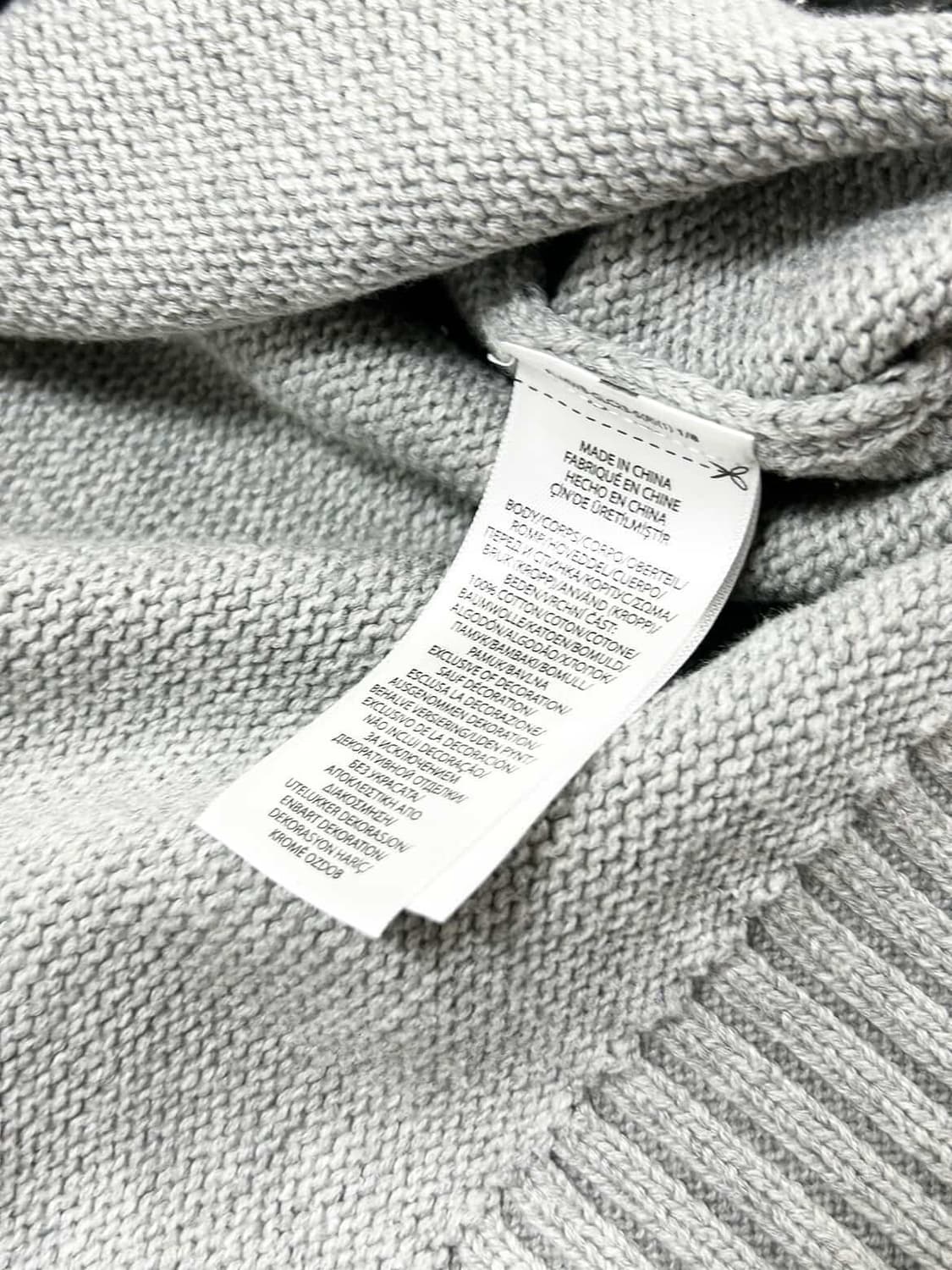 폴로 신형 네이비포니 그레이 니트 상품이미지6