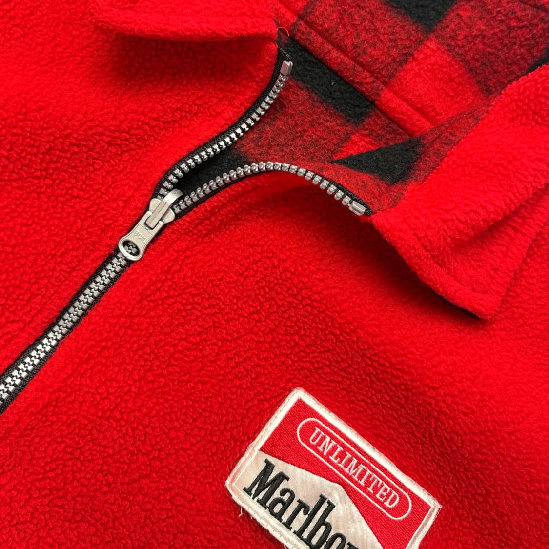 말보루 리버시블 하프집업 플리스 상품이미지3