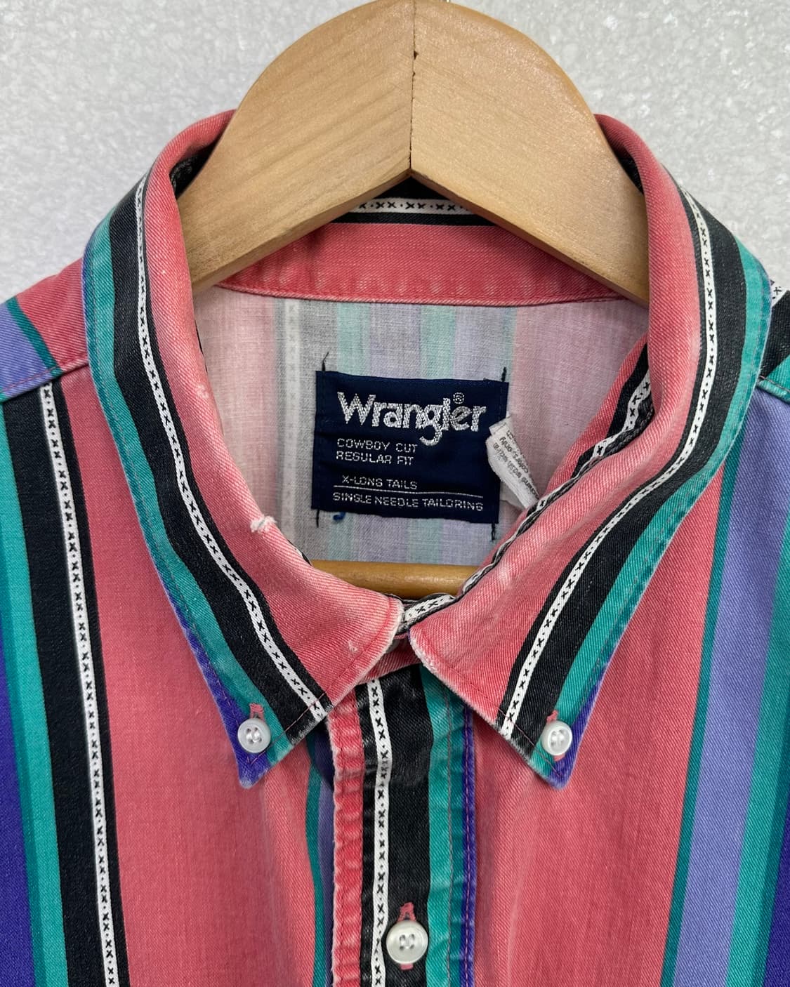 (2XL)90'S WRANGLER 반팔 셔츠-M2253 상품이미지4