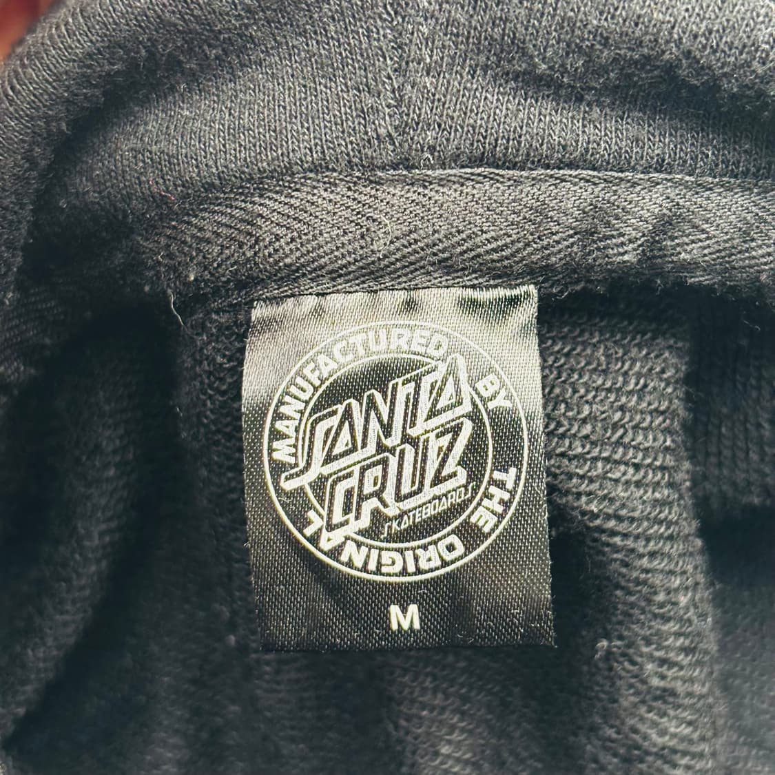 산타크루즈 핸드 타투 블랙 후드티 M 상품이미지7