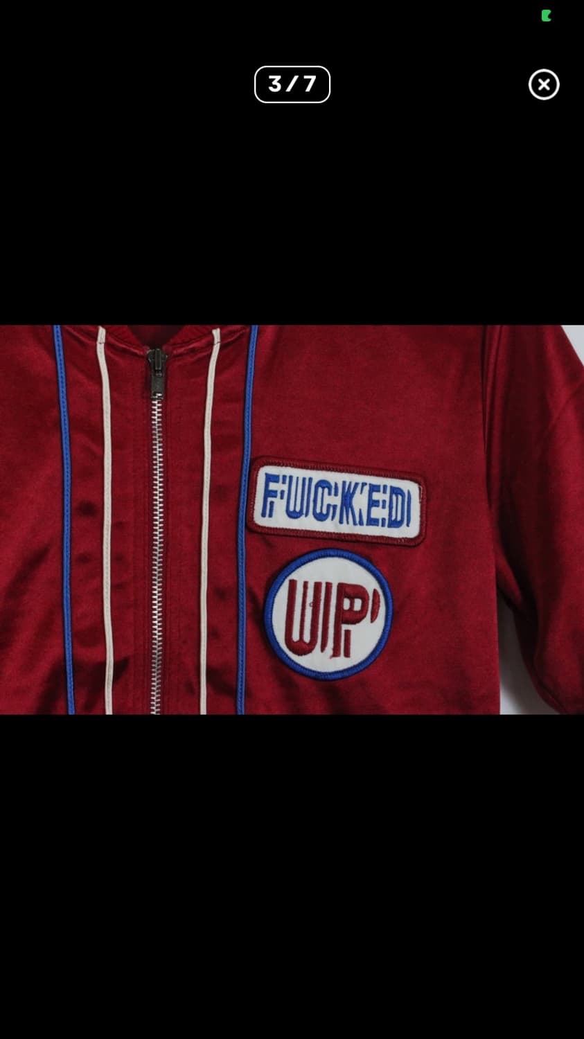 히스테릭글래머 fucked up 반팔 집업 티셔츠 상품이미지3