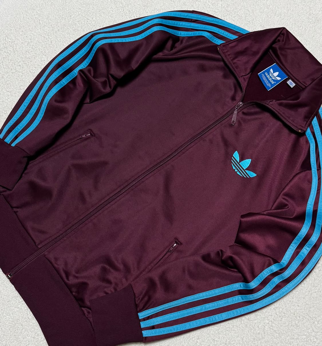 아디다스 마룬 버건디 민트 구파 져지 상품이미지3