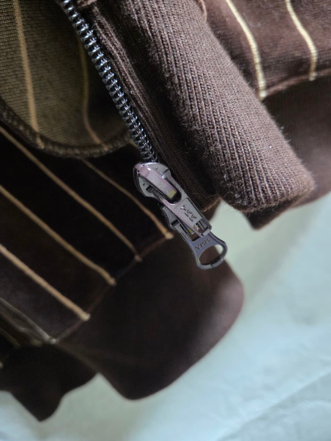 90s 올드 스투시 재팬 벨루어 후드 집업 자켓 M 상품이미지10