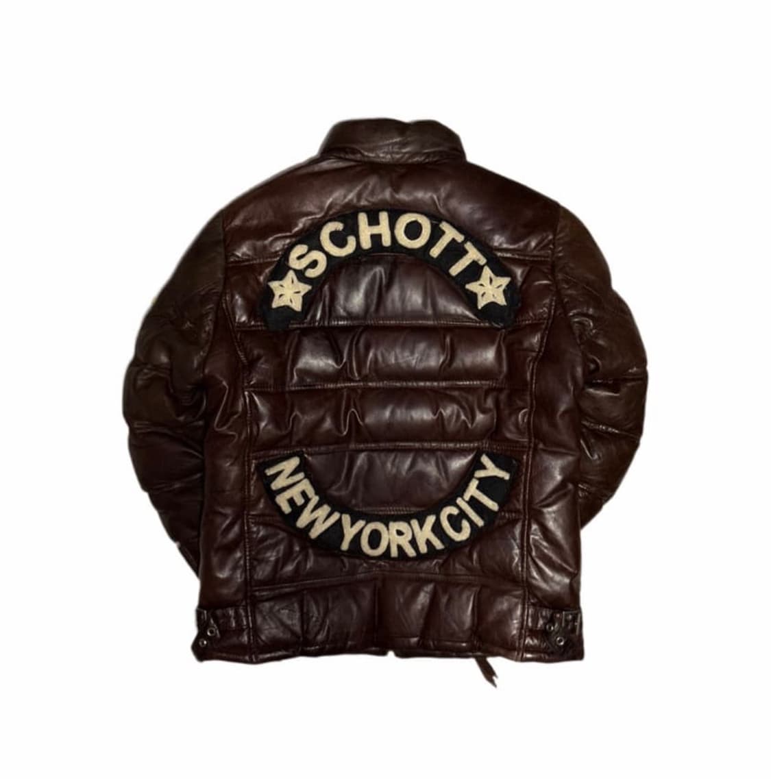 Shcott Leather Down Jacket 상품이미지2