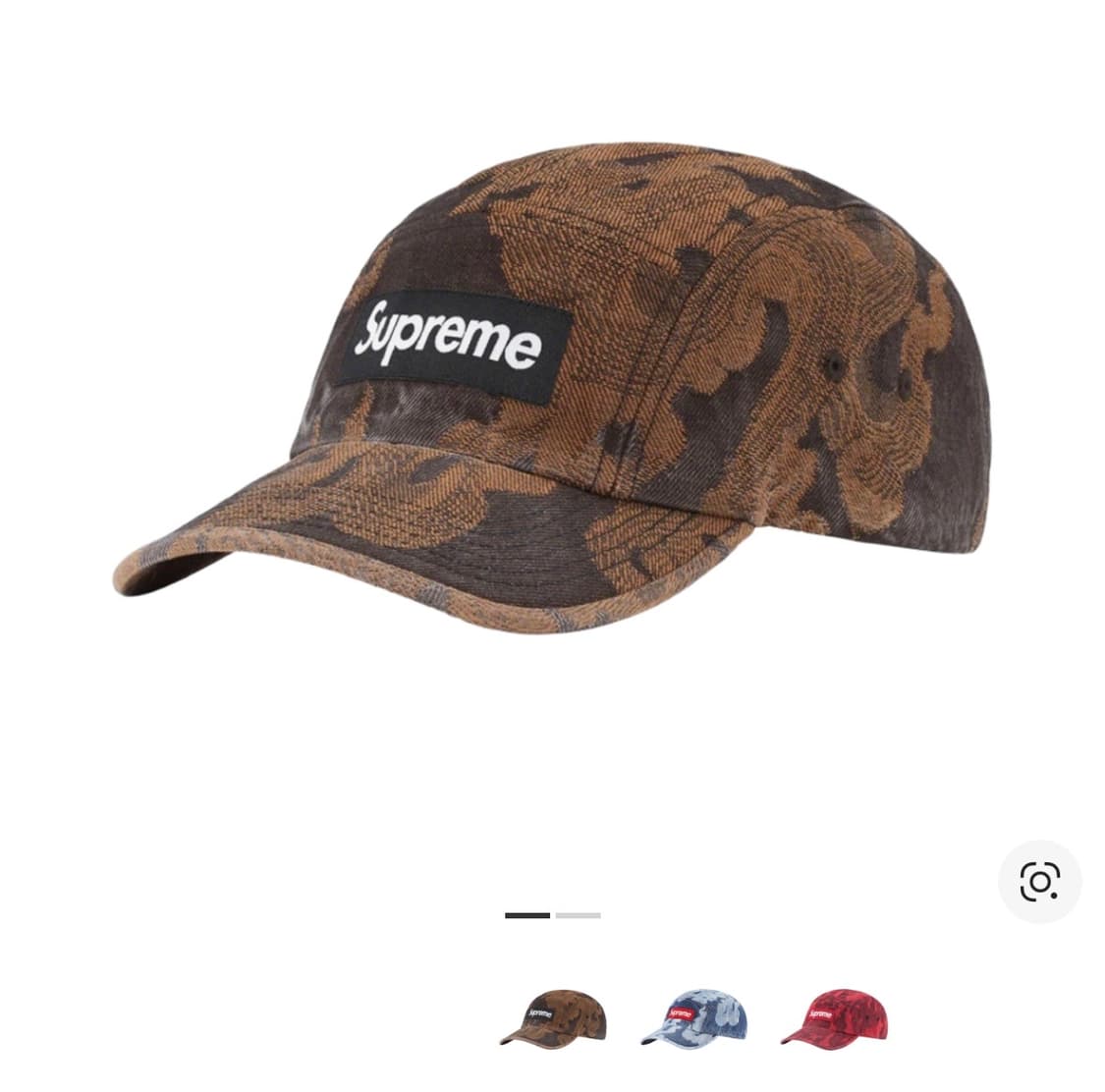 Supreme flame Jacquard denim campcap 상품이미지1
