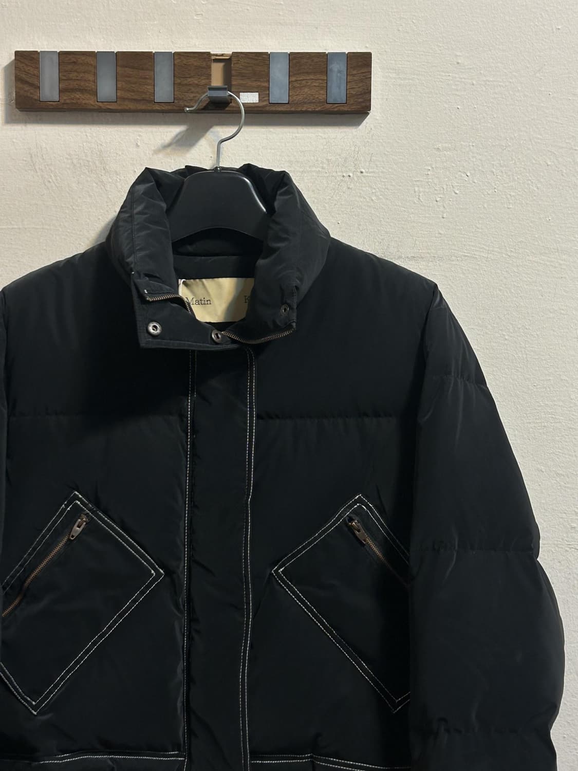 마뗑킴 스티치 숏 패딩 자켓 상품이미지3